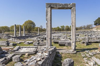Philippi arkeolojik alanda Antik Giriş, Yunanistan