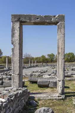 Philippi arkeolojik alanda Antik Giriş, Yunanistan