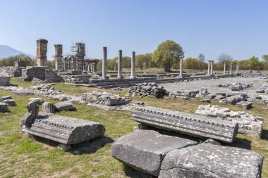 Philippi arkeolojik alanda Antik Kalıntılar, Yunanistan