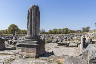 Philippi arkeolojik alanda Antik Kalıntılar, Yunanistan