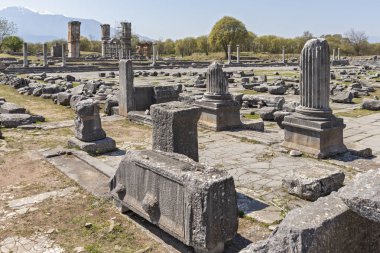 Philippi arkeolojik alanda Antik Kalıntılar, Yunanistan