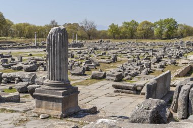 Philippi arkeolojik alanda Antik Kalıntılar, Yunanistan