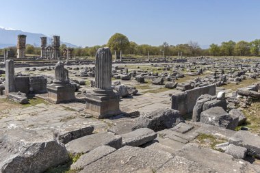 Philippi arkeolojik alanda Antik Kalıntılar, Yunanistan