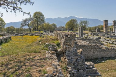 Philippi arkeolojik alanda Antik Kalıntılar, Yunanistan