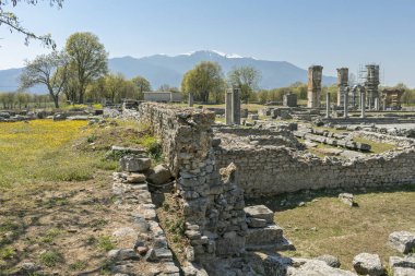 Philippi arkeolojik alanda Antik Kalıntılar, Yunanistan