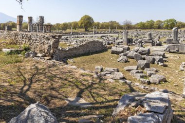 Philippi arkeolojik alanda Antik Kalıntılar, Yunanistan