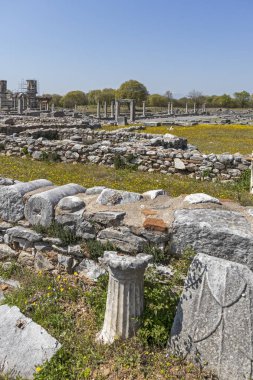 Philippi arkeolojik alanda Antik Kalıntılar, Yunanistan