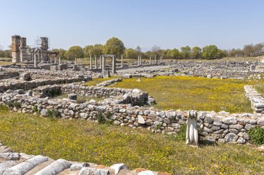 Philippi arkeolojik alanda Antik Kalıntılar, Yunanistan