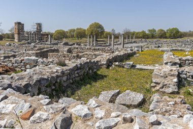 Philippi arkeolojik alanda Antik Kalıntılar, Yunanistan