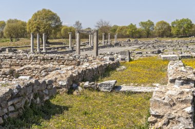 Philippi arkeolojik alanda Antik Kalıntılar, Yunanistan