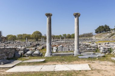 Philippi arkeolojik alanda Antik Kalıntılar, Yunanistan