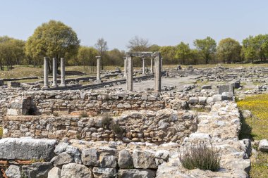 Philippi arkeolojik alanda Antik Kalıntılar, Yunanistan