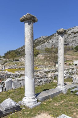 Philippi arkeolojik alanda Antik Kalıntılar, Yunanistan