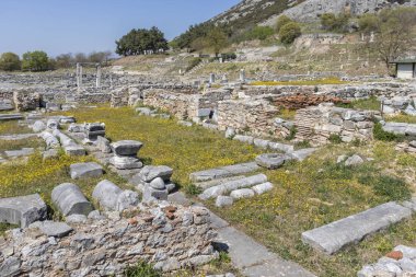 Philippi arkeolojik alanda Antik Kalıntılar, Yunanistan