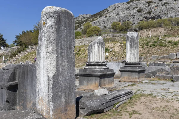 Antiguas ruinas en el área arqueológica de Filipos, Grecia —  Fotos de Stock