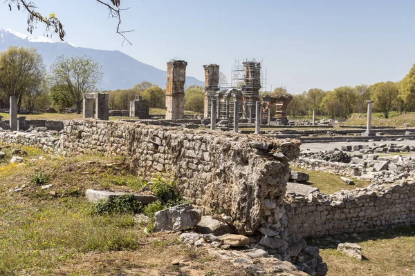 Philippi arkeolojik alanda Antik Kalıntılar, Yunanistan