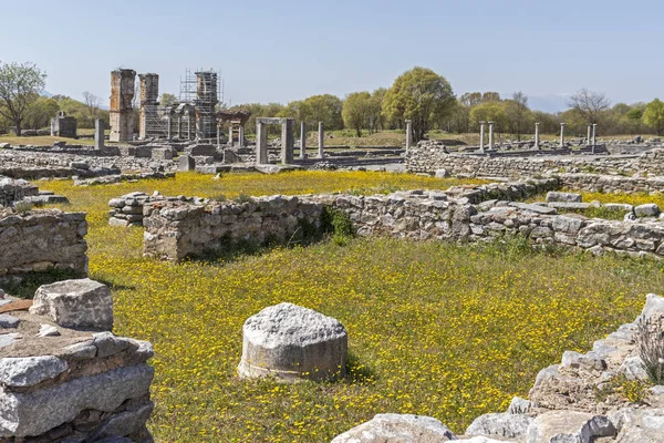 Philippi arkeolojik alanda Antik Kalıntılar, Yunanistan
