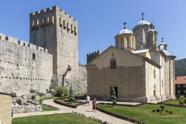 Ortaçağ Manasija manastırı, Sumadija ve Batı Sırbistan — Stok fotoğraf