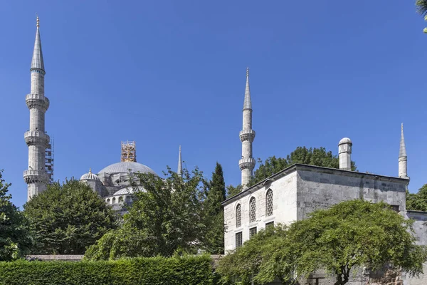 A Mesquita Azul na cidade de Istambul, Turquia — Fotografia de Stock
