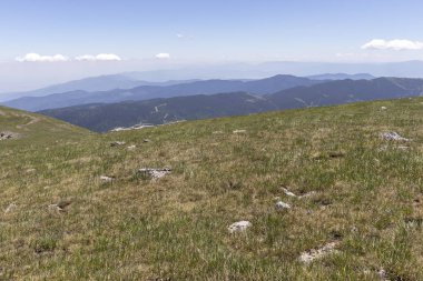Belmeken Peak yakınlarındaki manzara, Rila dağı, Bulgaristan