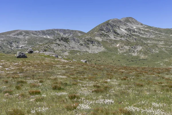 Belmeken Peak yakınlarındaki manzara, Rila dağı, Bulgaristan