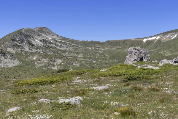 Belmeken Peak yakınlarındaki manzara, Rila dağı, Bulgaristan