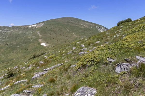 Belmeken Peak yakınlarındaki manzara, Rila dağı, Bulgaristan