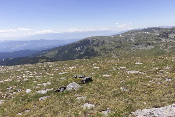 Krajobraz w pobliżu Belmeken Peak, Rila Mountain, Bułgaria — Zdjęcie stockowe