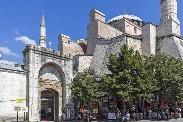 Muzeum Hagia Sophia ve městě Istanbul — Stock fotografie