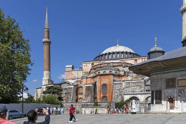 Museu Hagia Sophia na cidade de Istambul — Fotografia de Stock