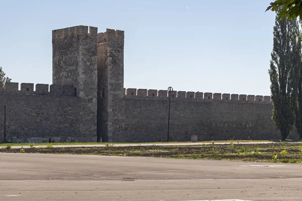 Smederevo erőd romjai, Smederevo városában, Szerbiában — Stock Fotó