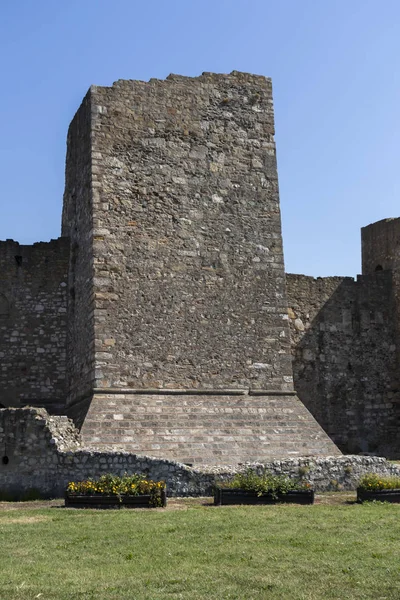Ruinerna av Smederevo fästning i staden Smederevo, Serbien — Stockfoto