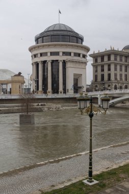 Vardar Nehri Üsküp Şehrinden geçiyor, Kuzey Makedonya