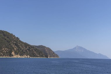 Kutsal Dağın Özerk Manastır Devleti'ndeki Athos Dağı