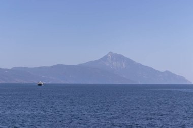Kutsal Dağın Özerk Manastır Devleti'ndeki Athos Dağı