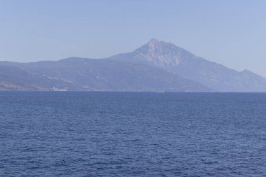 Kutsal Dağın Özerk Manastır Devleti'ndeki Athos Dağı