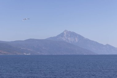 Kutsal Dağın Özerk Manastır Devleti'ndeki Athos Dağı