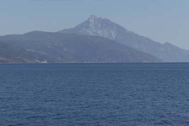 Kutsal Dağın Özerk Manastır Devleti'ndeki Athos Dağı