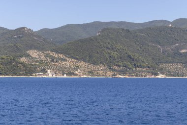 Kutsal Dağın Özerk Manastır Devleti'ndeki Athos Dağı