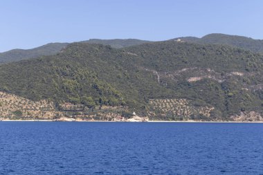 Kutsal Dağın Özerk Manastır Devleti'ndeki Athos Dağı