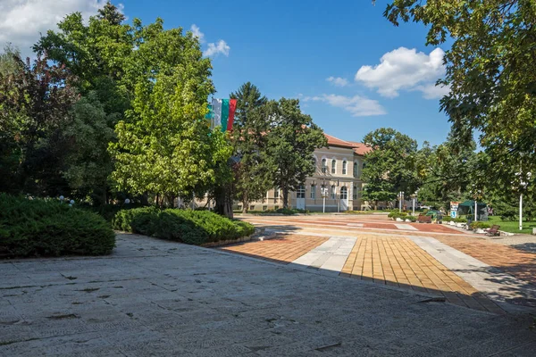 Centrum av staden Vratsa, Bulgarien — Stockfoto