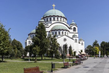 Belgrad şehrindeki Saint Sava Kilisesi, Sırbistan