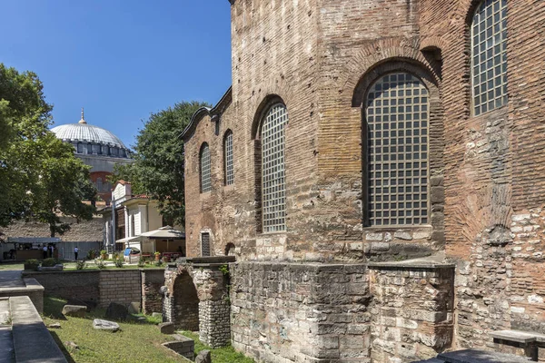 Hagia Irene orthodoxe kerk in de stad Istanbul, Turkije — Stockfoto