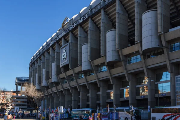 Santiago bernabeu stadion in der stadt madrid, spanien — Stockfoto