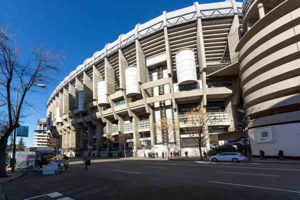 Santiago Bernabeu Stadium in City of Madrid, Spain — Stock Photo, Image