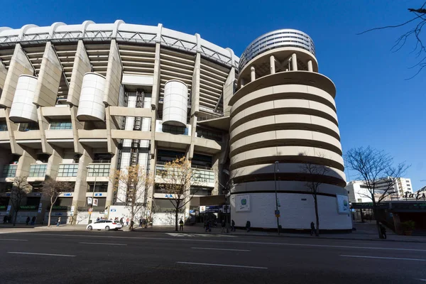 Stadio Santiago Bernabeu nella città di Madrid, Spagna — Foto Stock