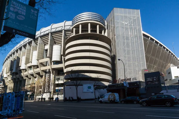 Stadion Santiago Bernabeu v Madridu, Španělsko — Stock fotografie