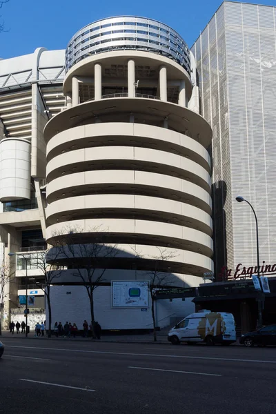 Stadio Santiago Bernabeu nella città di Madrid, Spagna — Foto Stock