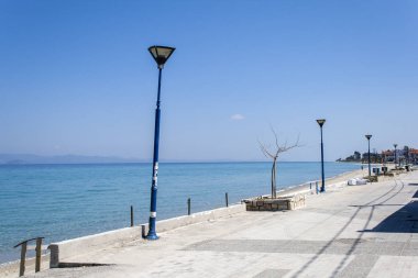 Hanioti Köyü Plajı, Chalkidiki, Yunanistan