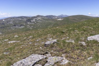 Belmeken Peak'ten manzara, Rila dağı, Bulgaristan